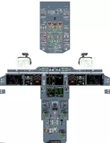 A350駕駛艙面板